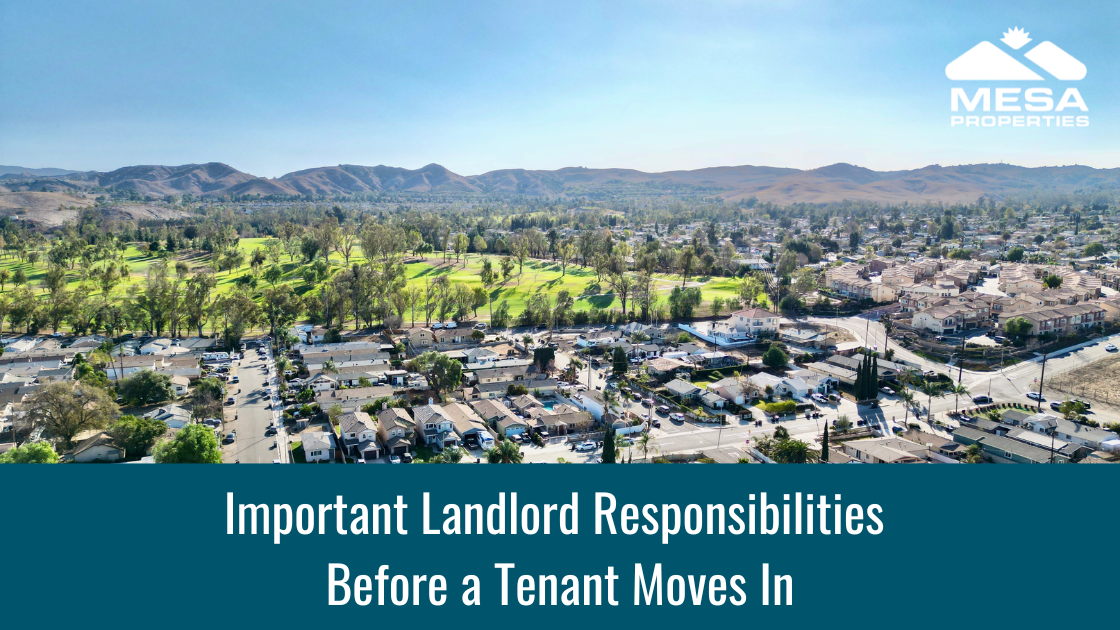 Important Landlord Responsibilities Before a Tenant Moves In